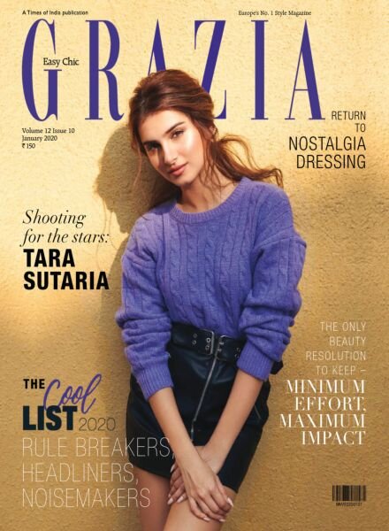 Grazia India – January 2020 Cover