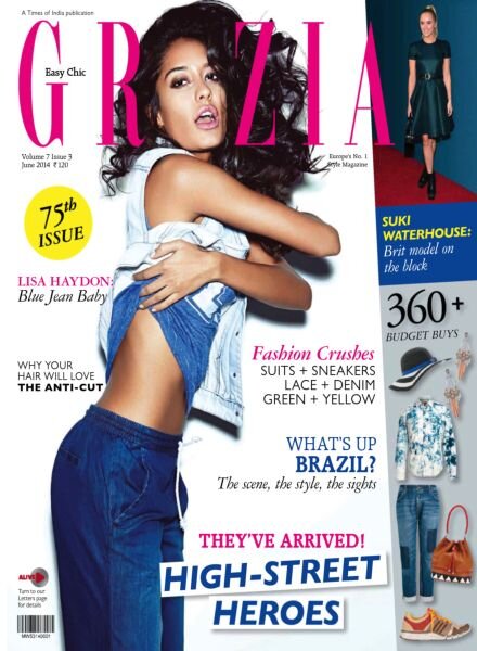 Grazia India – June 2014 Cover
