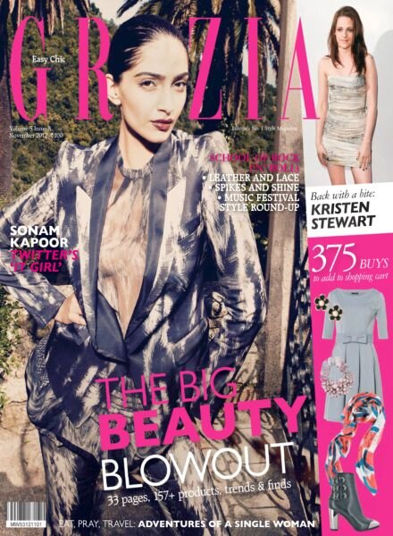 Grazia India – November 2012 Cover