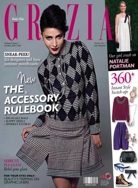 Grazia India – October 2013 Cover