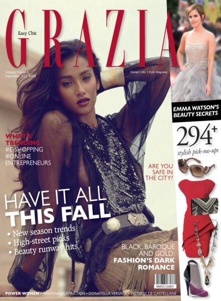 Grazia India – September 2012 Cover
