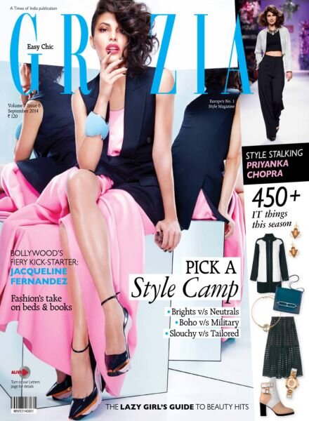 Grazia India – September 2014 Cover
