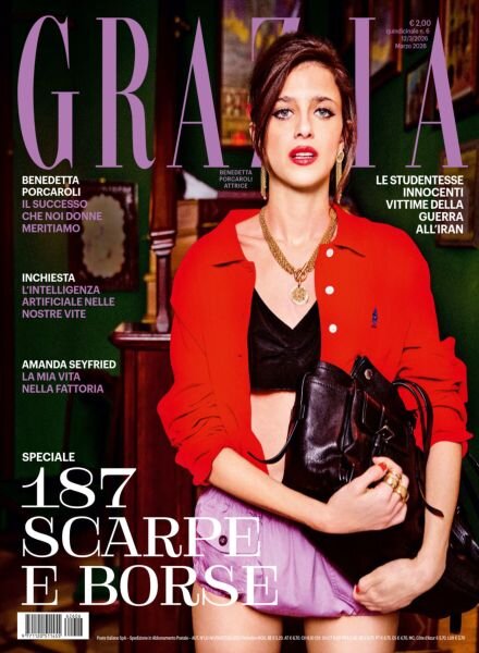 Grazia Italia – 12 Marzo 2026 Cover