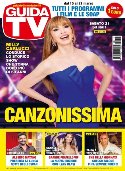 GuidaTV – 10 Marzo 2026 Cover