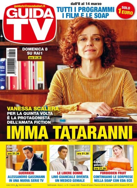 GuidaTV – 3 Marzo 2026 Cover