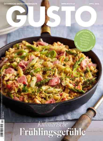 Gusto – April 2026 Cover