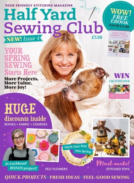 Half Yard Sewing Club – Issue 4 2026 Cover