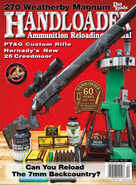 Handloader Magazine – April 2026 Cover
