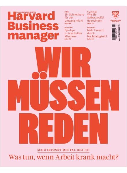 Harvard Business Manager – Dezember 2023 Cover