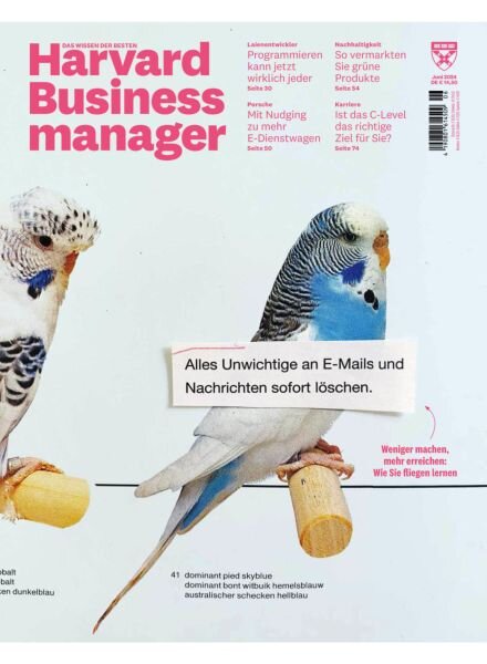 Harvard Business Manager – Juni 2024 Cover