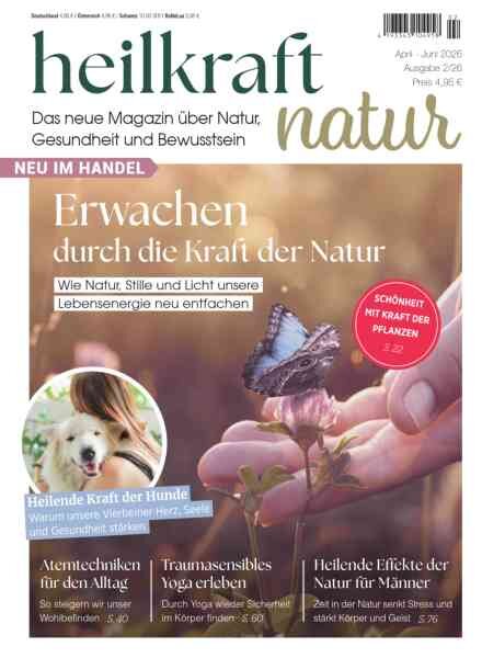 Heilkraft Natur – April-Juni 2026 Cover