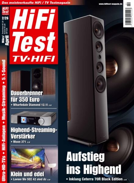 HiFi Test TV HiFi – Ausgabe 2 2026 Cover
