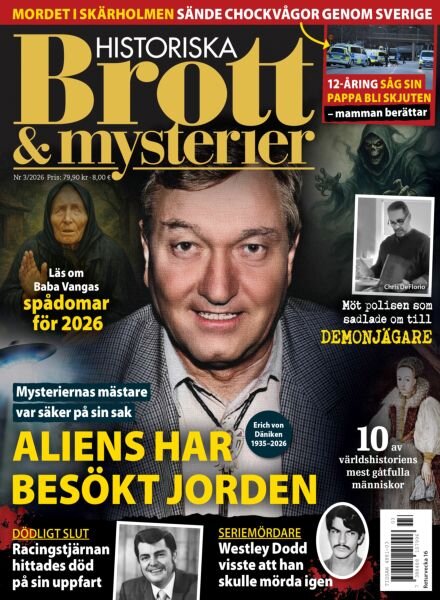 Historiska Brott & Mysterier – Mars 2026 Cover