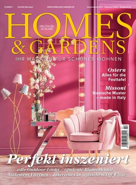 Homes & Gardens Germany – Marz-April 2026 Cover