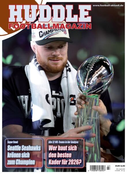 HUDDLE – Super Bowl Draft 2026 Cover