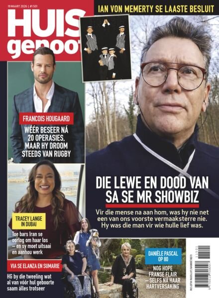 Huisgenoot – 19 March 2026 Cover