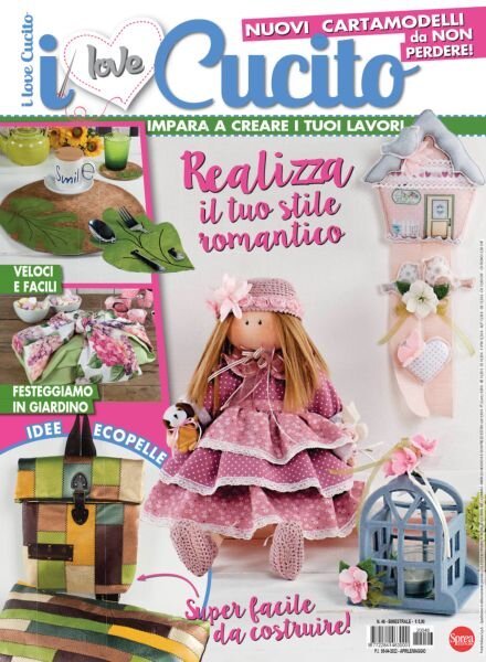 I Love Cucito – Aprile-Maggio 2022 Cover