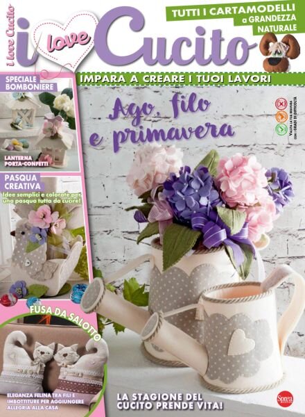 I Love Cucito – Marzo 2026 Cover