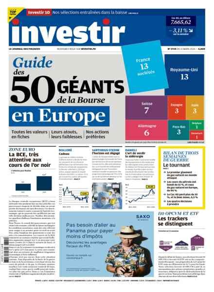 Investir – 21 Mars 2026 Cover