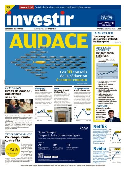 Investir – 28 Fevrier 2026 Cover