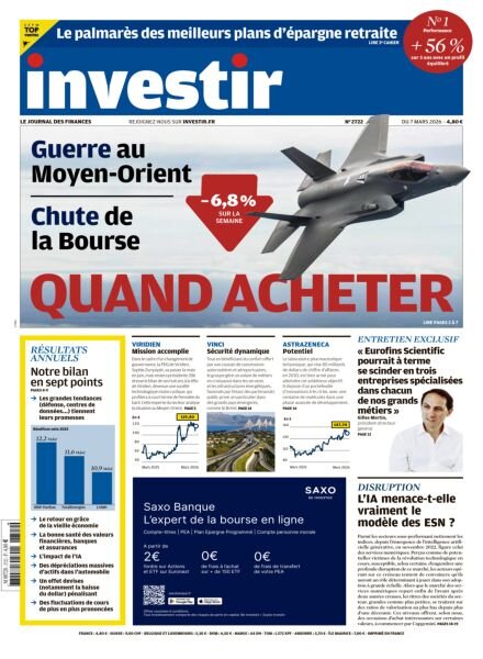 Investir – 7 Mars 2026 Cover