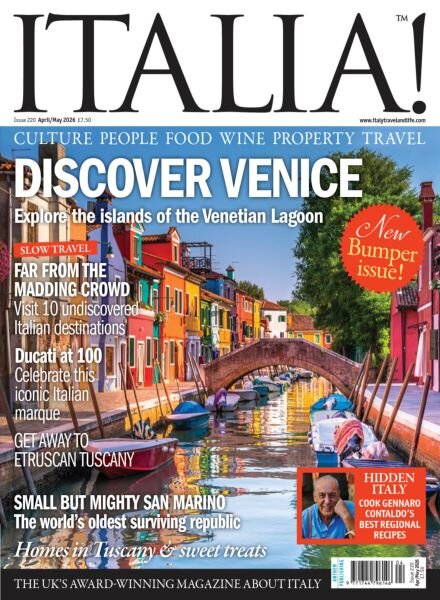Italia! Magazine – April-May 2026 Cover