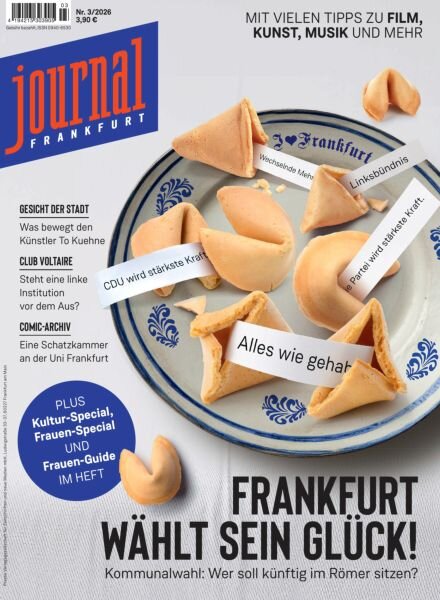 Journal Frankfurt – Marz 2026 Cover