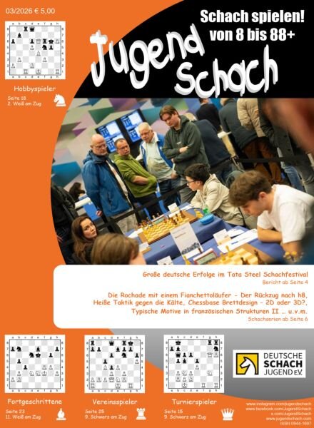 JugendSchach – Marz 2026 Cover