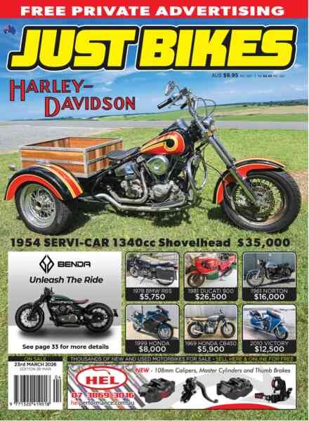 Just Bikes – March 2026 Cover