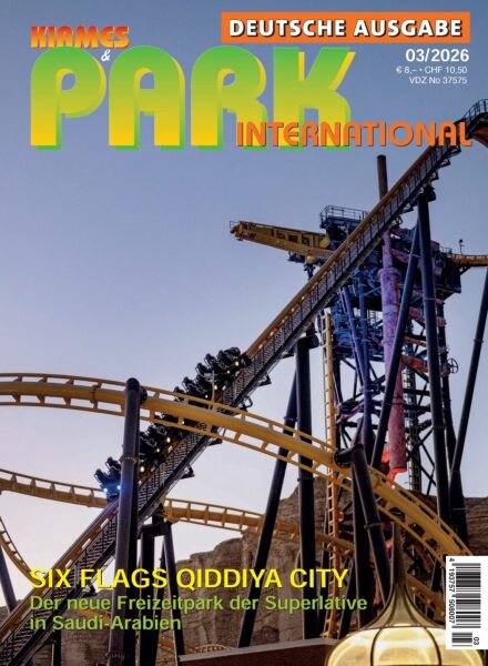 Kirmes & Park International Deutsche Ausgabe – Marz 2026 Cover