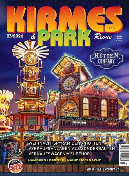 Kirmes & Park Revue – Marz 2026 Cover