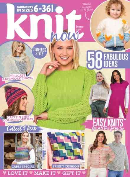 Knit Now – Issue 192 2026 Cover