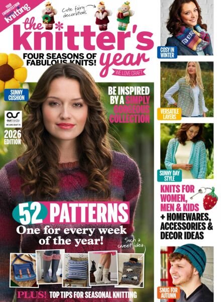 Knitting & Crochet Specials – The Knitter’s Year 2026 Cover