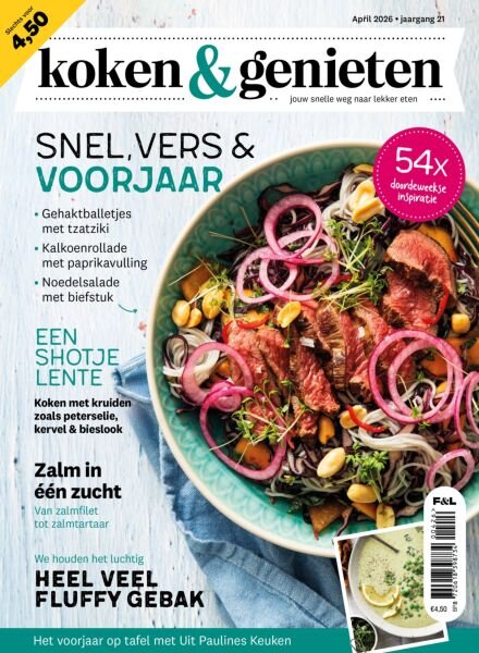 Koken & Genieten – April 2026 Cover