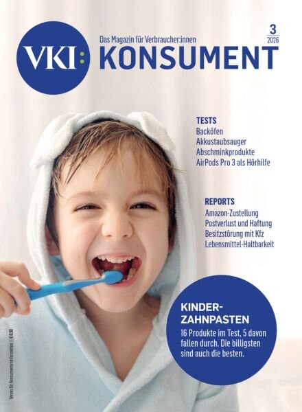 Konsument – Marz 2026 Cover