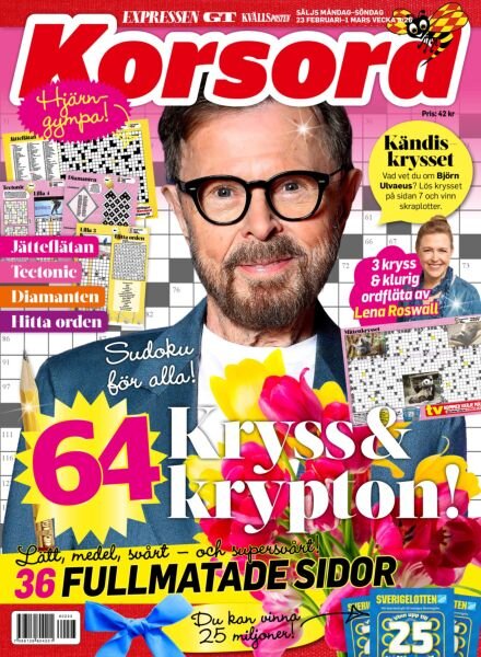 Korsord – 23 Februari 2026 Cover