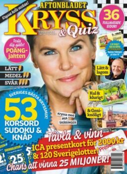 Kryss & Quiz – 2 Mars 2026