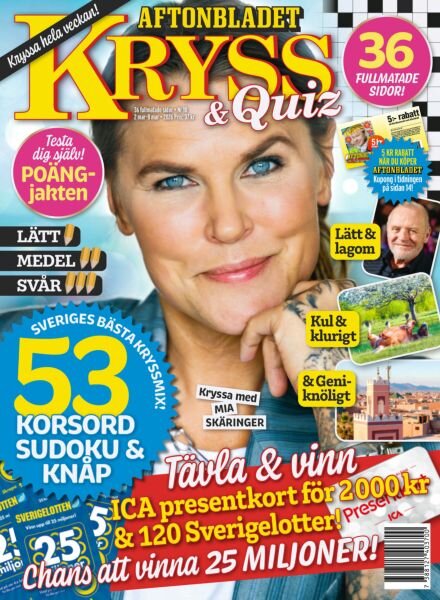 Kryss & Quiz – 2 Mars 2026 Cover