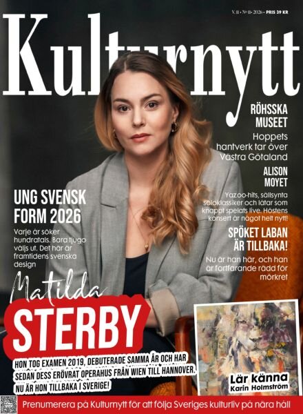 Kulturnytt – 13 Mars 2026 Cover