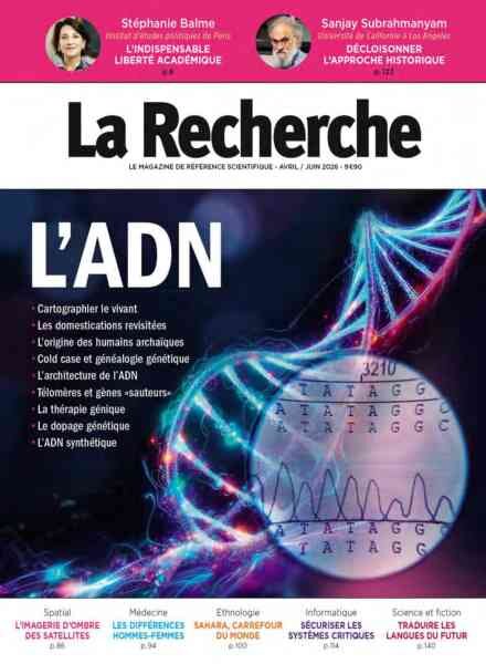 La Recherche – Avril-Juin 2026 Cover