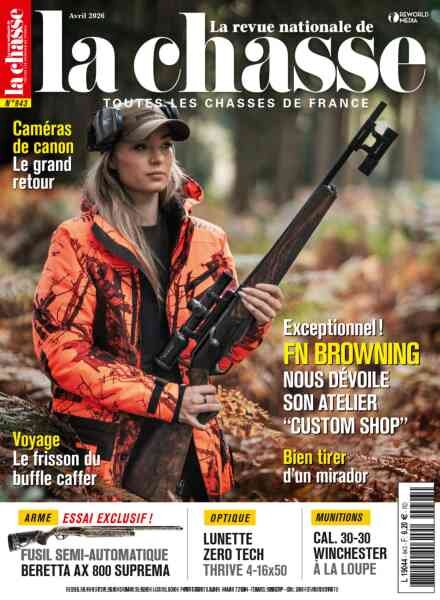 La Revue nationale de La chasse – Avril 2026 Cover
