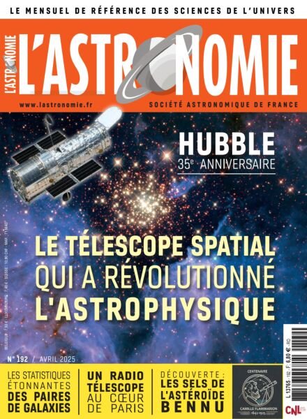 L’Astronomie – Avril 2025 Cover