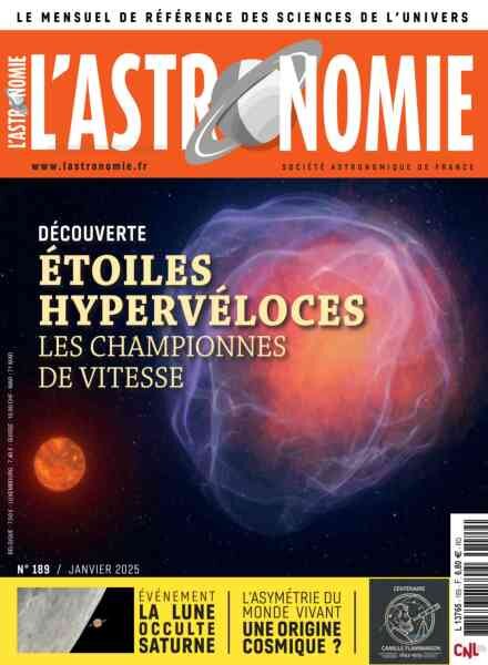 L’Astronomie – Janvier 2025 Cover