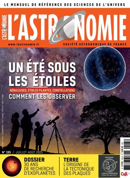 L’Astronomie – Juillet-Aout 2025 Cover