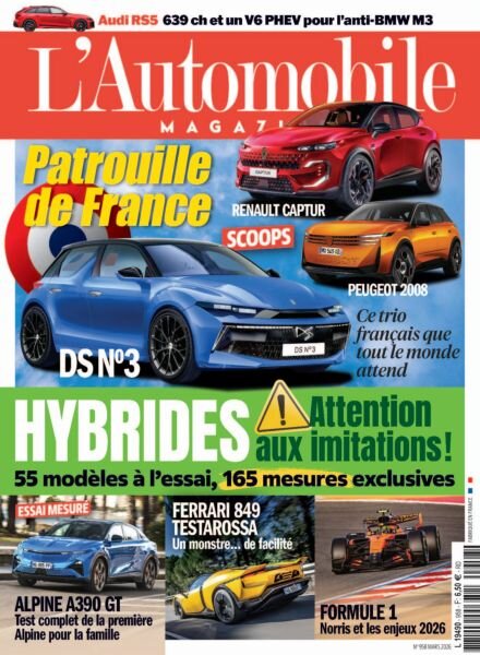 L’Automobile Magazine – Mars 2026 Cover