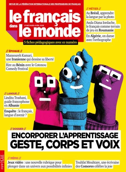Le francais dans le monde – Mars-Avril 2026 Cover