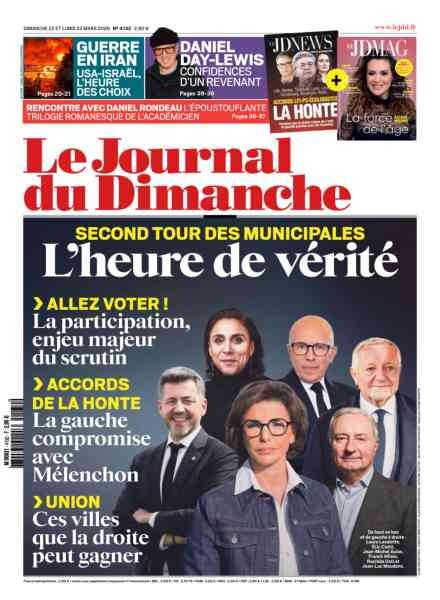 Le Journal du dimanche – 22 Mars 2026 Cover