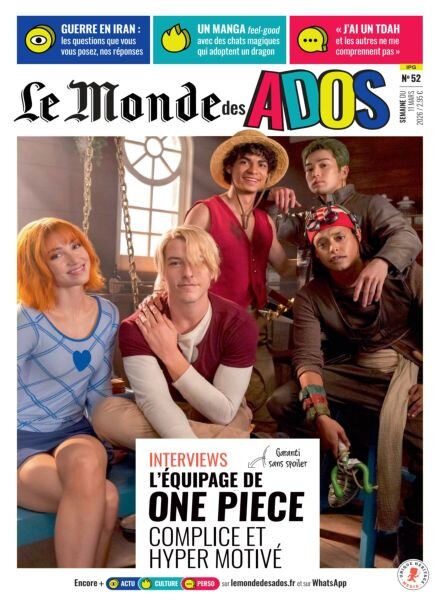 Le Monde des Ados – 11 Mars 2026 Cover
