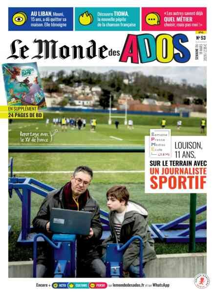 Le Monde des Ados – 18 Mars 2026 Cover