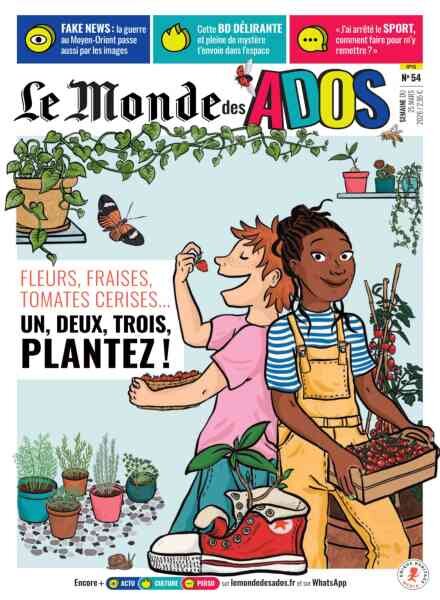 Le Monde des Ados – 25 Mars 2026 Cover